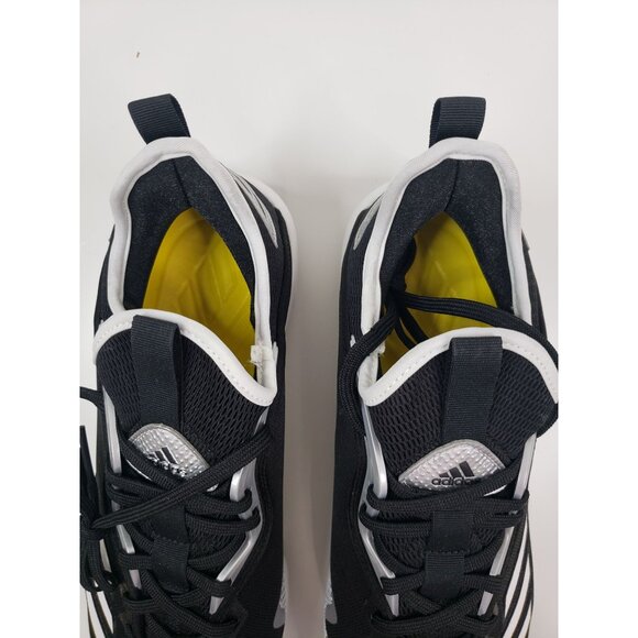 ADIDAS ICON 6 BOUNCE Baseball Cleats Ironskin in Black/White‎ - Size US 13 main image 4